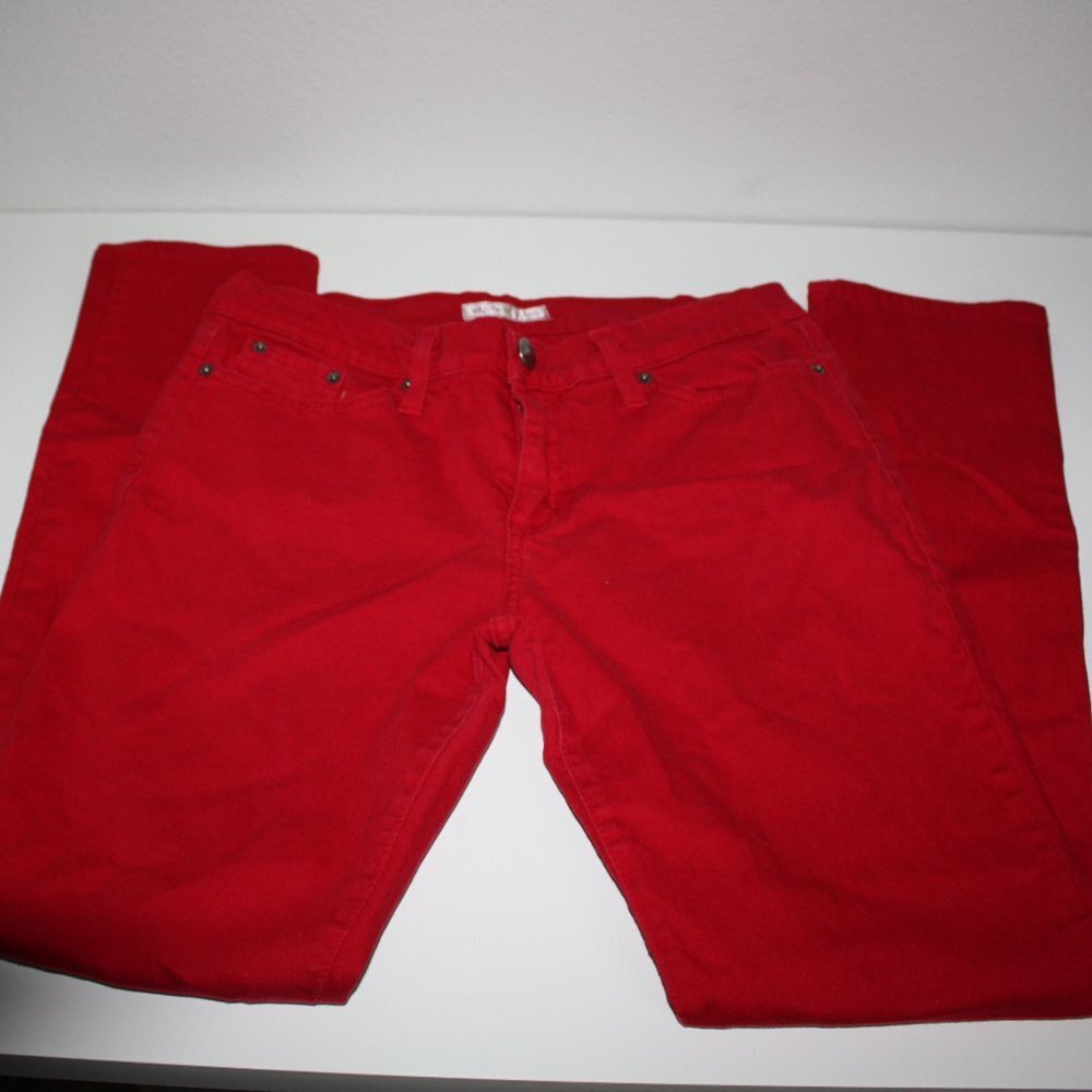 Red jeans